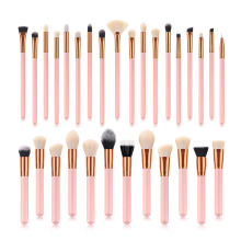 High Quality Cosmetic Blending Brushes 30PCS Make up Brush Professional Pink Makeup Brushes Set